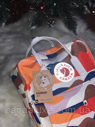 Рюкзак маленький канкен Fjallraven Kanken Mini 7л різнокольоровий, фото 4