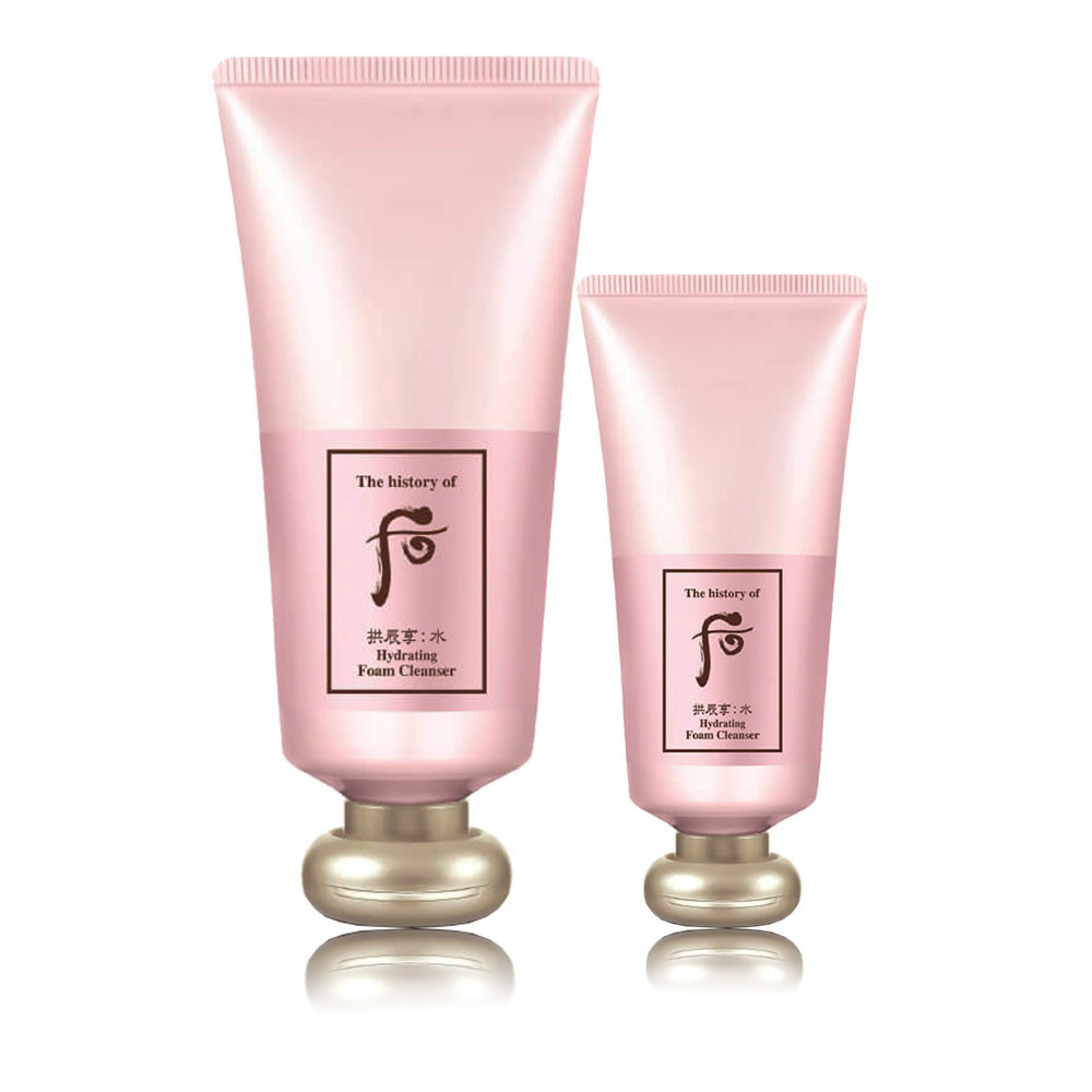Гіпоалергенна зволожуюча пінка у наборі The History of Whoo Gongjinhyang Soo Hydrating Foam Cleanser Special Set