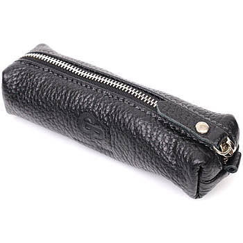 Практична шкіряна ключниця GRANDE PELLE 11637 Чорний