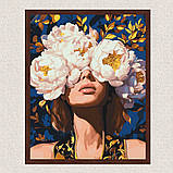 Картина за номерами Люди. Дівчина у квітах  40*50 см Орігамі LW 30350, фото 9