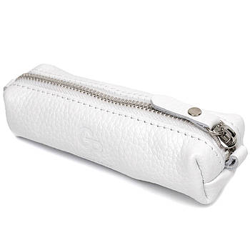 Чудова шкіряна ключниця GRANDE PELLE 11671 Білий