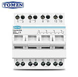 Перемикач на резерв на DIN-рейку на три положення  4р, 63А  1-0-2, фото 2