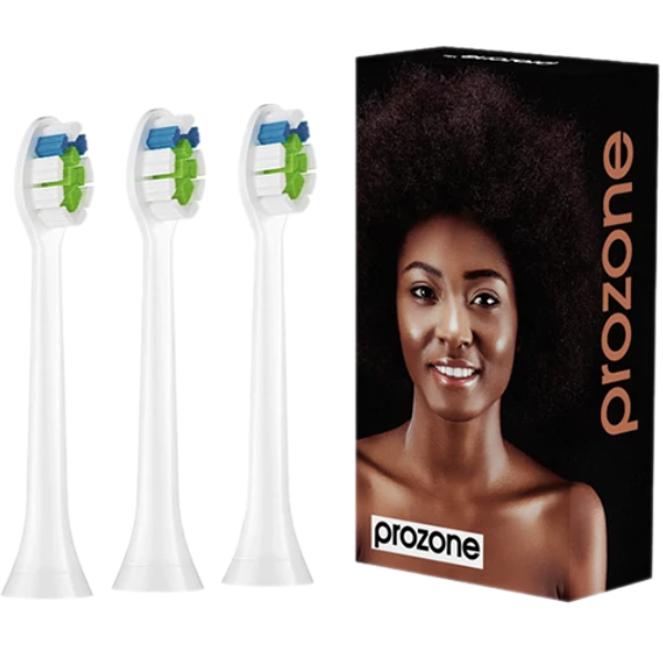 Насадка для електричної зубної щітки ProZone Premium-Diamond до насадок Philips White (3 шт.)