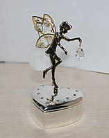 Скринька з позолотою і кристалами Сваровскі Фея AR-1172