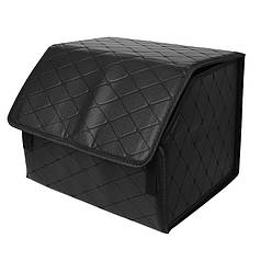 Органайзер для авто Lesko ZWX-002 Black 65*30*30 см місткий два відділення для зберігання на липучці