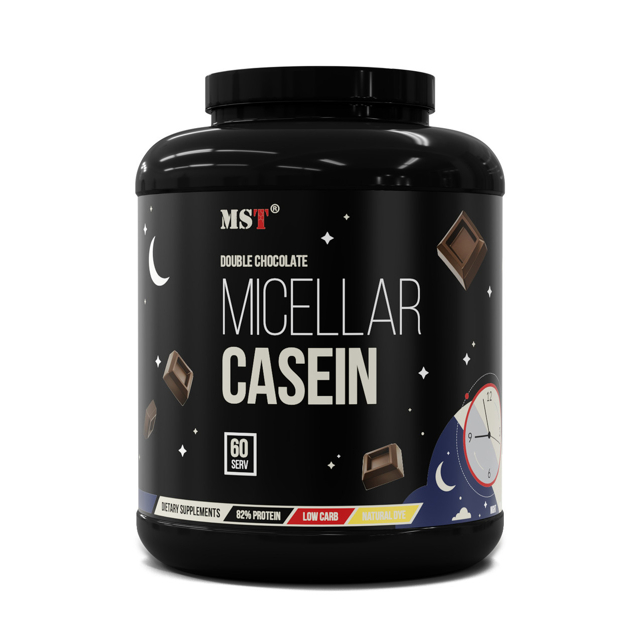 Казеїн, нічний протеїн MST® Micellar Casein 60 порцій 1800 грамів