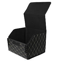 Органайзер Lesko ZWX-002 Black-Gold 55*30*30 см компактний місткий на липучці 2 шт., фото 2