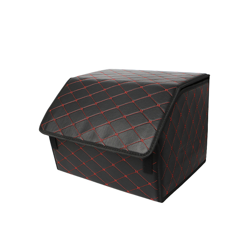 Автомобільний органайзер Lesko ZWX-002 Black-Red 40*30*30 см компактне одне відділення для зберігання 4 шт., фото 1