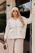 Жіноча коротка вітрівка, фото 4