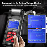 Konnwei KW720 - тестер АКБ для авто, вантажівок і мотоциклів

(6-12-24V AGM GEL EFB), фото 3