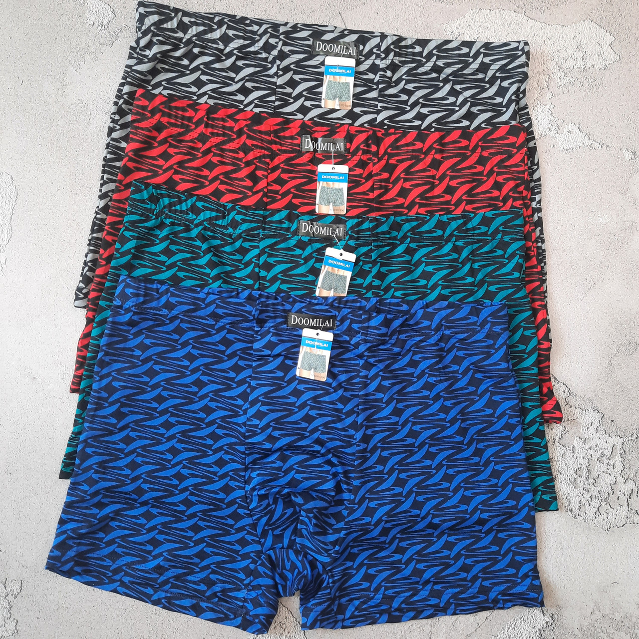 Чоловічі труси боксери набір 4шт  2XL  чоловіча білизна, фото 1