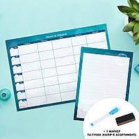 Магнітні планери "Плануй меню" Fantasy, комплект: 21*30 cm, 15*21 cm (щоденник, календар, для прикорму)