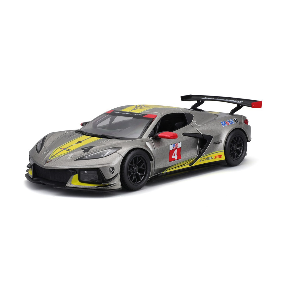 Автомодель спорткар CHEVROLET CORVETTE C8.R Bburago 18-28024 (1:24), Toyman