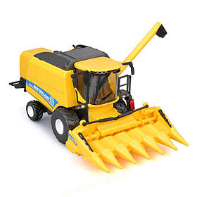 Автомодель комбайн ЗЕРНОЗБИРАЛЬНИЙ NEW HOLLAND TC5.90 Bburago 18-31722 (1:24), Toyman