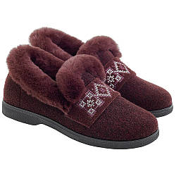 Тапочки жіночі (37-41) з хутром Гіпаніс гуртом