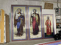 Иконы на булате Святых Сил небесных (нитрид титана)