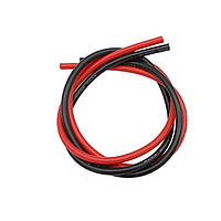 Провод в силиконовой изоляции 6AWG, 16 мм², 1 м, красный, UL3135