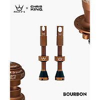 Ниппели Peaty's x Chris King Tubeless Valves, 42mm, Bourbon (AS)
