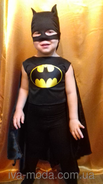Карнавальный костюм для мальчика "Бэтмен". - фото 1 - id-p433137865