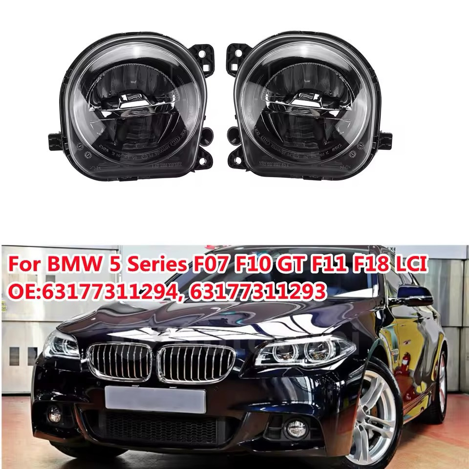 Передні протитуманні фари BMW 5 series F10 F11 F18 2013-2016 Фари ПТФ БМВ Ф10 Ф11 Ф18 2013-2016 рестайлiнг, фото 1