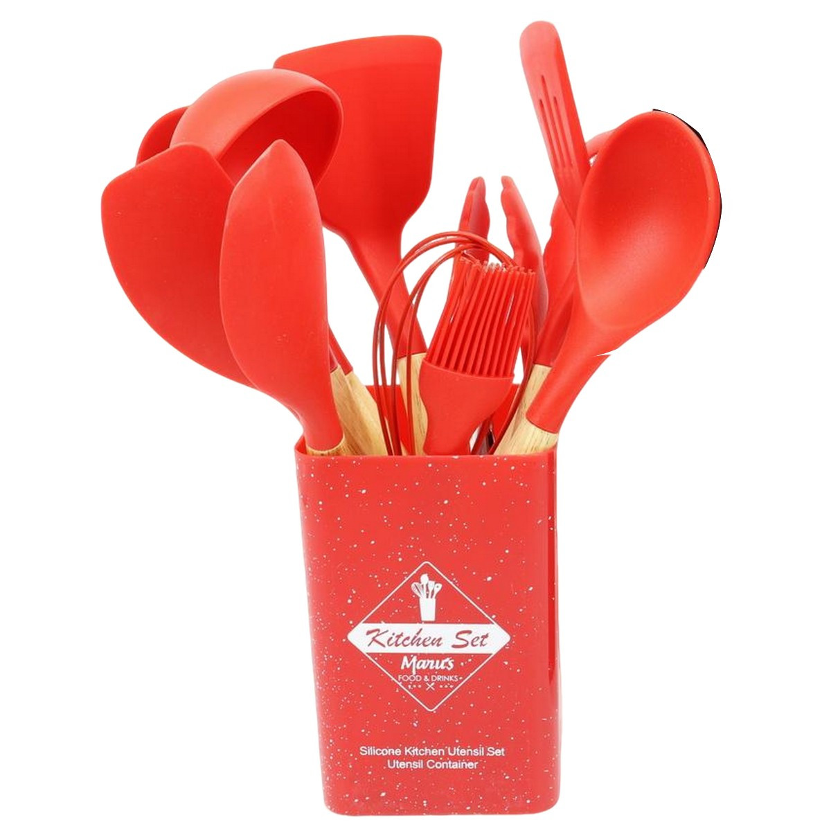 Набір кухонних предметів Kitchen Set 12 предметів (0356) Силікон