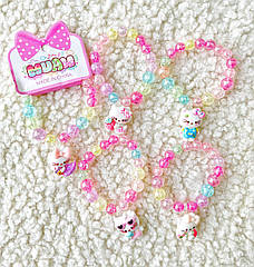 Дитячи браслети на резинці оптом 10 шт/уп КІТІ