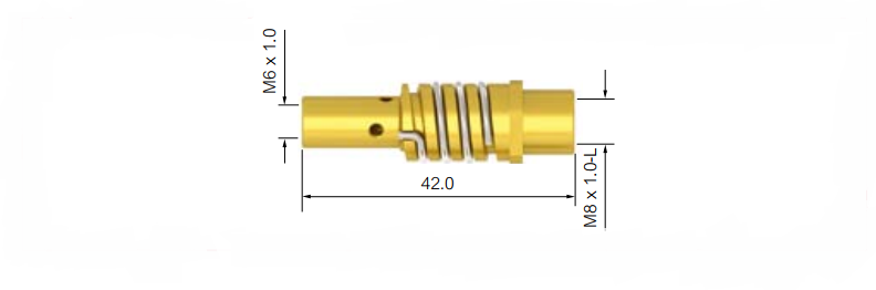 Тримач газового сопла PB1507L/H для пальника DDU1500 від PARKER