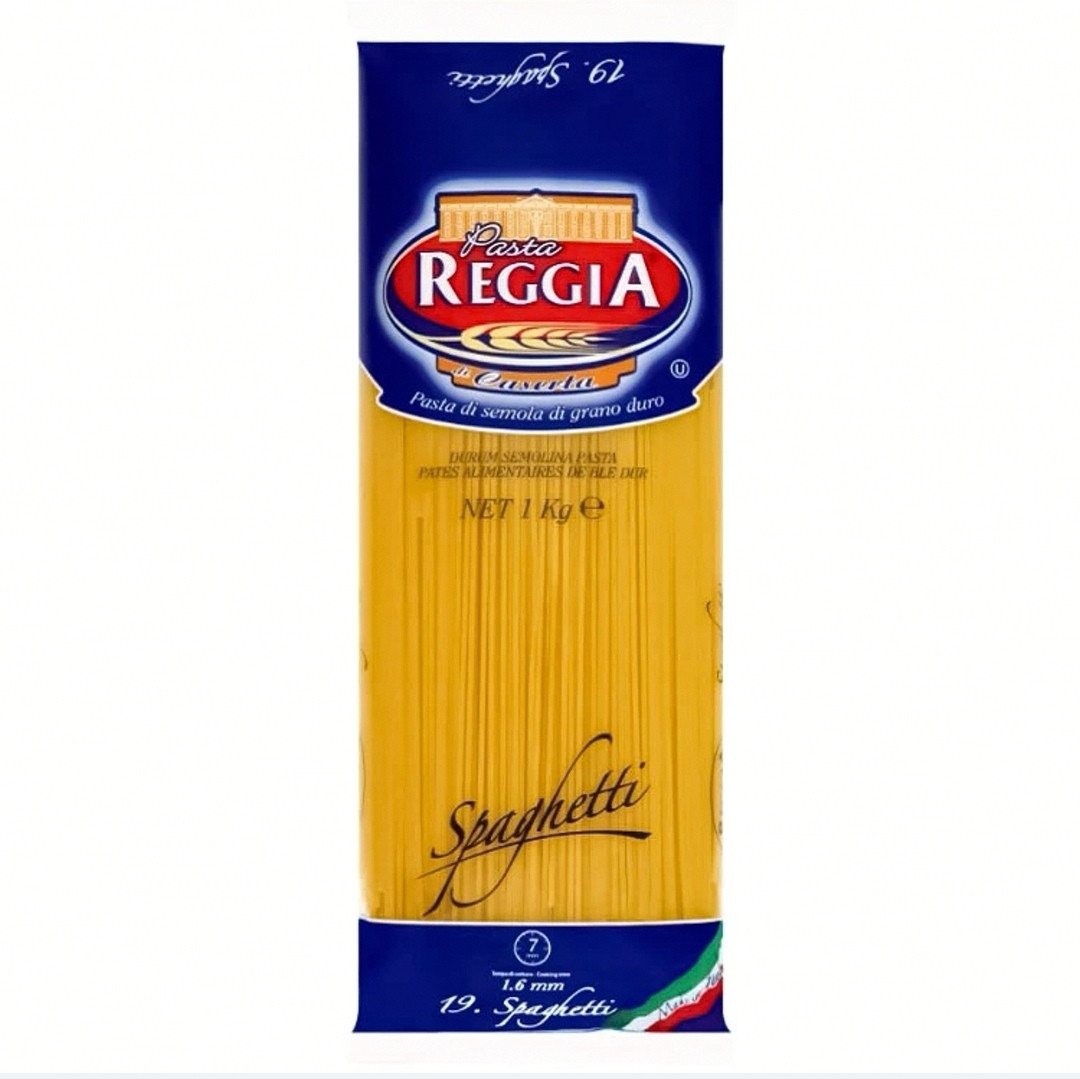 Спагеті Pasta Reggia Spaghetti, з твердих сортів пшениці 1 кг.