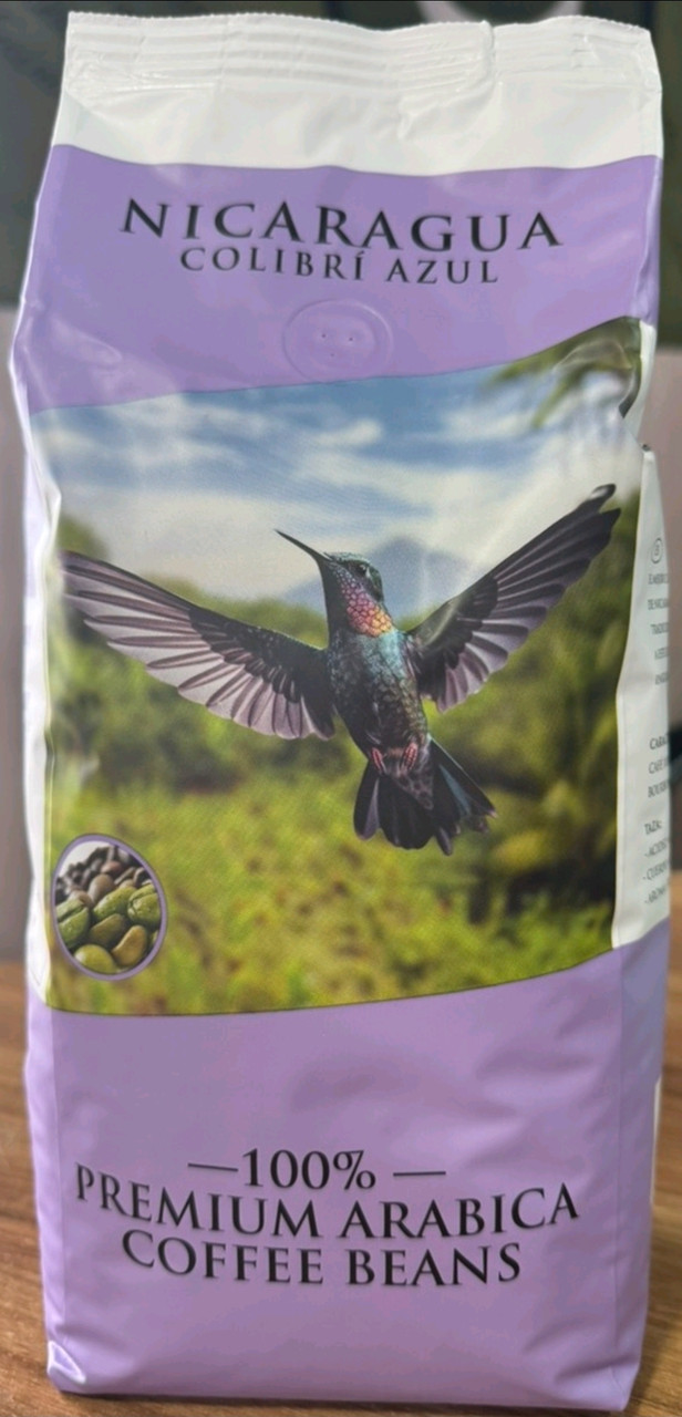ОРИГІНАЛ! Кава в зернах 1808 NICARAGUA Colibri Azul 1кг, 100% arabica моносорт, Іспанія