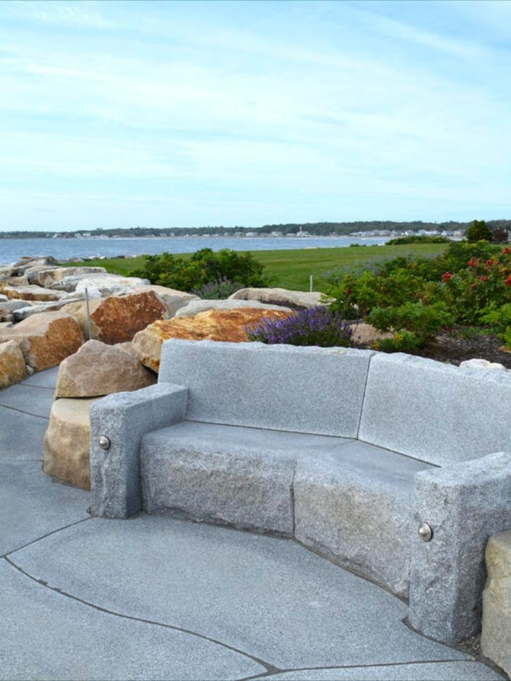 Гранітна лавочка зі спинкою "Середземномор'я", фото 1