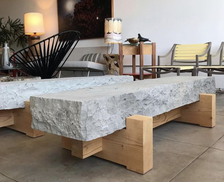 Гранітна лавочка "Лофт-індустрія", фото 1