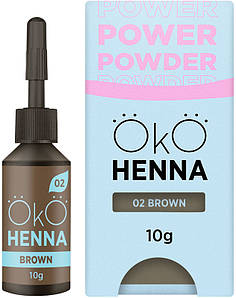 Хна для брів 02 brown OKO, 10 г