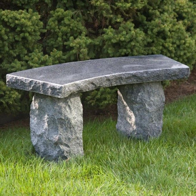 Гранітна лавочка "Органічна форма", фото 1