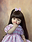 Лялька вінілова 55см, ручна робота, вишукана лялька для дівчинки, Reborn Baby Doll 31, фото 2