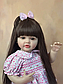 Лялька вінілова 55см, ручна робота, вишукана лялька для дівчинки, Reborn Baby Doll 31, фото 4