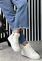 Черевики жіночі " ШКІРА " демісезонні 8 пар у ящику білого кольору 36-41, фото 8