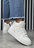 Черевики жіночі " ШКІРА " демісезонні 8 пар у ящику білого кольору 36-41, фото 3