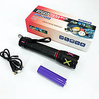 Акумуляторний ліхтар для домашнього використання PLD-CA166-3, Ручний ліхтар з 18650 акумулятором TR-55