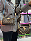 Жіноча сумка Louis Vuitton, 3 в 1, тканинної ремінь, 24*16 см/19*12 см, 930783, фото 8