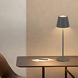 ЧорніУпаковка з 2 світлодіодних настільних ламп Klighten з регульованою яскравістю, теплий світловий тон 3000 К, дизайнерська, фото 6