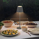 ЧорніУпаковка з 2 світлодіодних настільних ламп Klighten з регульованою яскравістю, теплий світловий тон 3000 К, дизайнерська, фото 7