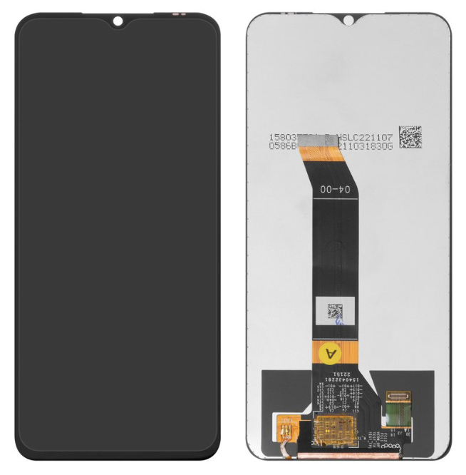 Дисплей (екран) для Xiaomi Poco M5/Poco M4 5G/Redmi 10 5G/Note 11E 5G/Note 11R, чорний, оригінал PRC