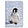 Блокнот А6 96 арк инт обл клітинка лам Пінгвіни 407 Асорті, фото 2