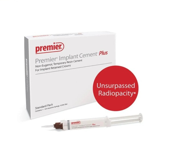 Імплант Цемент ПЛЮС ПАКОВКА 3*5 мл + 25 насадок / PREMIER Implant Cement Value Pack