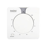 Терморегулятор для теплої підлоги механічний HeatTech HTM106-240 термостат кімнатний з виносним датчиком