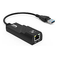 Гігабітний USB LAN адаптер Дротовий перехідник USB 3.0 — Ethernet / Мережа RJ45 LAN для Windows 11/10/8.1/7/X