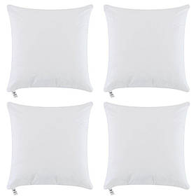 Набір подушок 4 шт 45х45 см IDEIA для декоративної наволочки внутрішня антиалергенна подушка біла