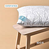 Набір подушок 2 шт Soft 50х70 см IDEIA двостороння стьобана штучний пух м'яка, фото 3
