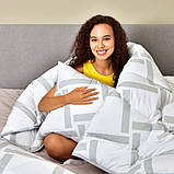 Набір подушка 50х70 см 2 шт та євро ковдра 200х220 см Elegantly IDEIA аналог лебединого пуху, штучний пух, фото 2