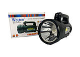 Ліхтарик Watton WT-613 акумуляторний ручний LED, фото 9